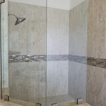 Frameless Stationary Glass Panel