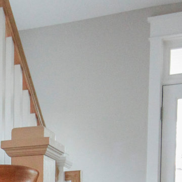 29_Beautiful Oak & White Staircase in Inviting and Quaint Home, Arlington VA 222