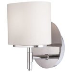 Hudson Valley Lighting - Hudson Valley Lighting 8901-PC Trinity Collection - One Light Bath Vanity - Hudson Valley Lighting designs and manufactures diTrinity Collection O Polished Chrome *UL Approved: YES Energy Star Qualified: n/a ADA Certified: n/a  *Number of Lights: Lamp: 1-*Wattage:75w Halogen bulb(s) *Bulb Included:No *Bulb Type:Halogen *Finish Type:Polished Chrome