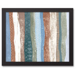 DDCG - Ocean Patterns 11x14 Black Framed Canvas - The  Ocean Patterns 11x14 Black Framed Canvas features an abstract design. This framed canvas helps you add some seaside style to your home. Durable and lightweight, you take home artwork ready to hang. The outcome is irresistible artistry that ensures a lasting impact on your home.
