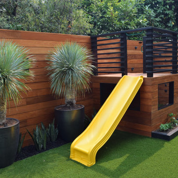 Mid-Century Modern Backyard - Oakland