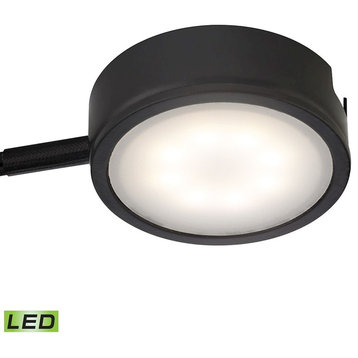 Thomas Lighting Led Undercabinet Light In Black With Power Cord And Plug