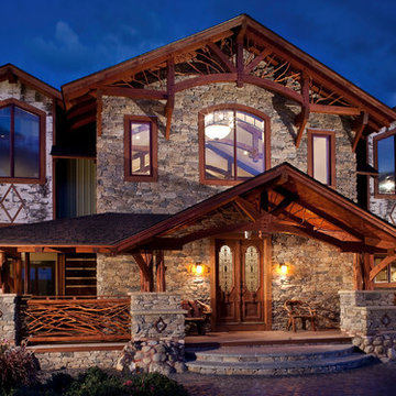 Stone Cabin Exterior