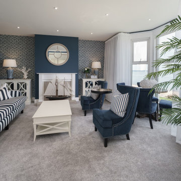 Isle of Wight Cowes Seafront Nautically Inspired Apartment Refurbishment
