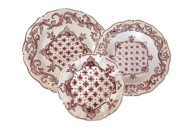 Handmade and Hand painted Italian dinnerware from Sicily