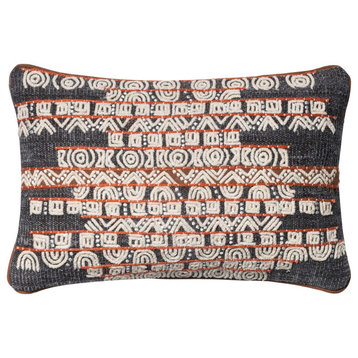 Aztec Pillow, Poly Insert, 13"x21"