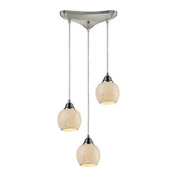 Elk Lighting - Elk Lighting 10208/3CLD Pendant Fission - Pendant Lighting