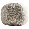 Leopard Sphere Pillow, Castle Gray