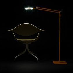 Link Floor Lamp | Orange - Floor Lamps