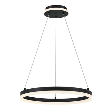 George Kovacs P1910-66A-L Recovery - 32W Led Pendant in Coal