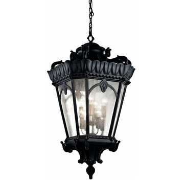 8 Light Outdoor Ceiling Fixture - Traditional inspirations - 47.5 inches tall
