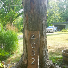 Flagstone Address Sign