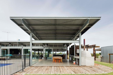 Photo of an industrial patio in Geelong.