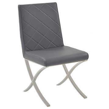 Casabianca Home Loft Collection Eco-Leather Dining Chair