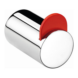 Secret Bath. Robe hook. Chrome-Red. Giselle collection - Robe & Towel Hooks