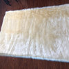 Super Soft Faux Sheepskin Silky Shag Rug, Cream, 8'x11'