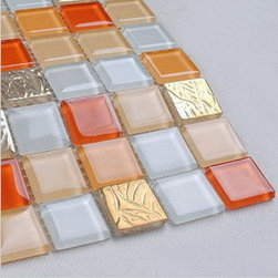 2013 New glass stone metal blend mosaic tile for bathrooms CTN0010 - Mosaic Tile