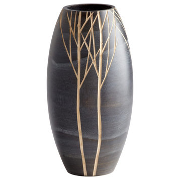 Small Onyx Winter Vase in Black