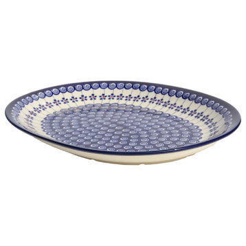 Polish Pottery Large Platter, Pattern Number: 1085a