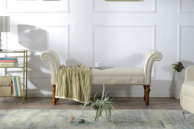 Inspiration for a modern living room remodel in Other