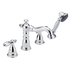 Delta Victorian&reg; Roman Tub With Hand Shower Trim - Tub And Shower Faucet Sets