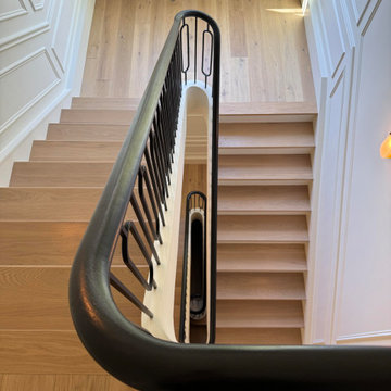 Project #134 | Straight Staircase with Elliptical Stringer