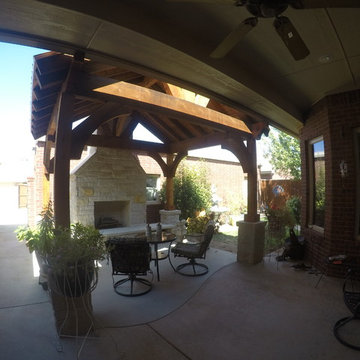 Cozy Pavilion with Fireplace