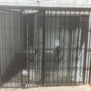 Painting metal doors and windows