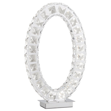 Crystal Extravaganza Integrated LED Table Lamp