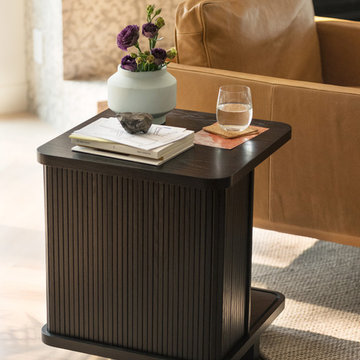 Tambour Side Table