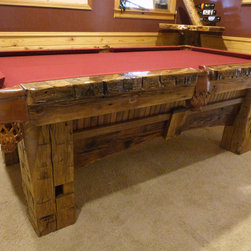 7' Rustic Pool Table - Products