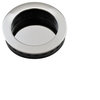 Round Flush Pull, Polished Stainless Steel, 3"