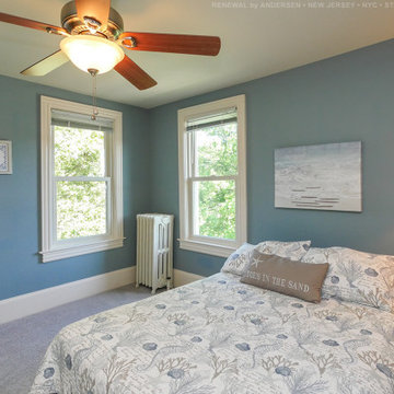 Beach Themed Bedroom with Two New Windows - Renewal by Andersen NJ / NYC