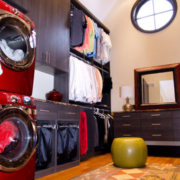 Tall Closet with Laundry
