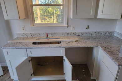 Inspiration for a modern home design remodel in Raleigh