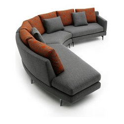 Alexa sectional by DellaRobbia - Sectional Sofas