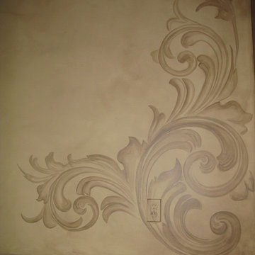 Painted Scroll Designs