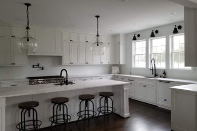 Kitchen - contemporary kitchen idea in Dallas