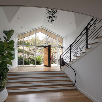 Modern Charmer – Reimagined Entry and Gable Stair Hall