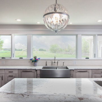 Furlong - Gray and Espresso kitchen