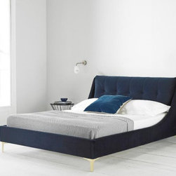 Sloane Upholstered Bed - Sleigh Beds