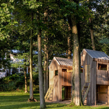 Sustainable Twin Treehouses