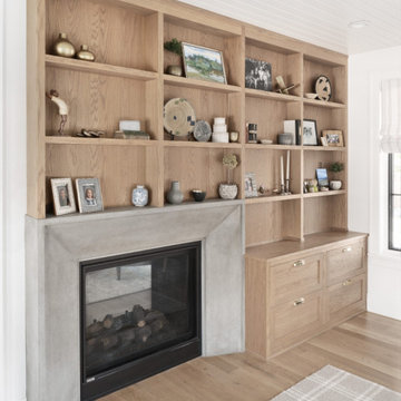 Built-Ins Around Fire Place