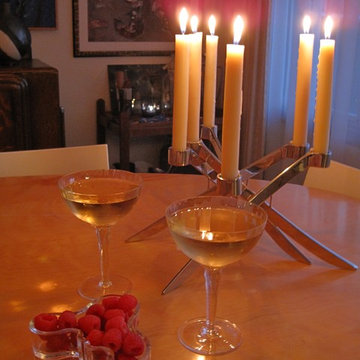 Seattle Sustainable MCM: Eclectic Dining Room
