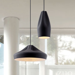 Zuo Tropical Ceiling Lamp Matte Black - SKU: 50176 - Pendant Lighting