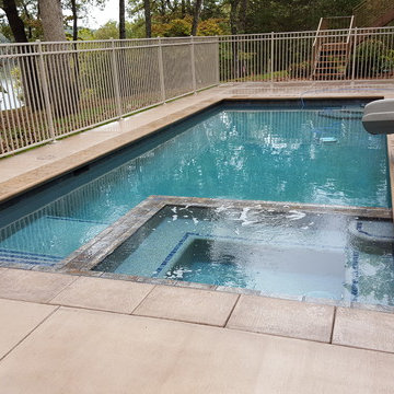Concrete Pool And Spa In Branson West Missouri