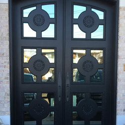 Carved Wood Entry - Front Doors