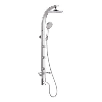 Bonzai ShowerSpa Shower System, Silver
