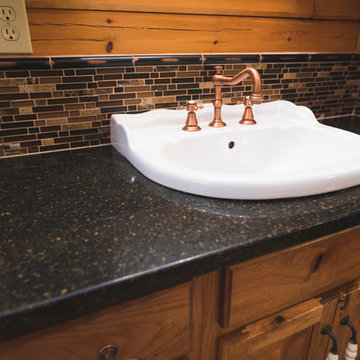 Log Home Bathrooms