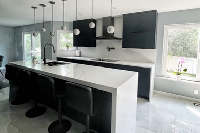 Inspiration for a modern kitchen remodel in Philadelphia